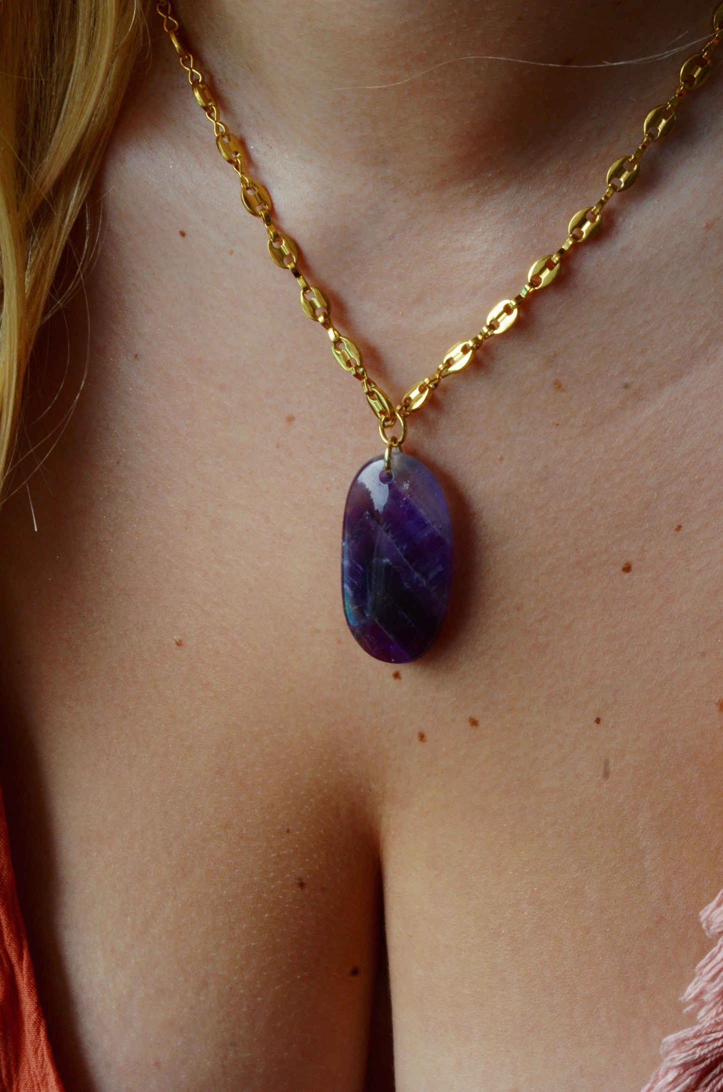 Collier amethystus