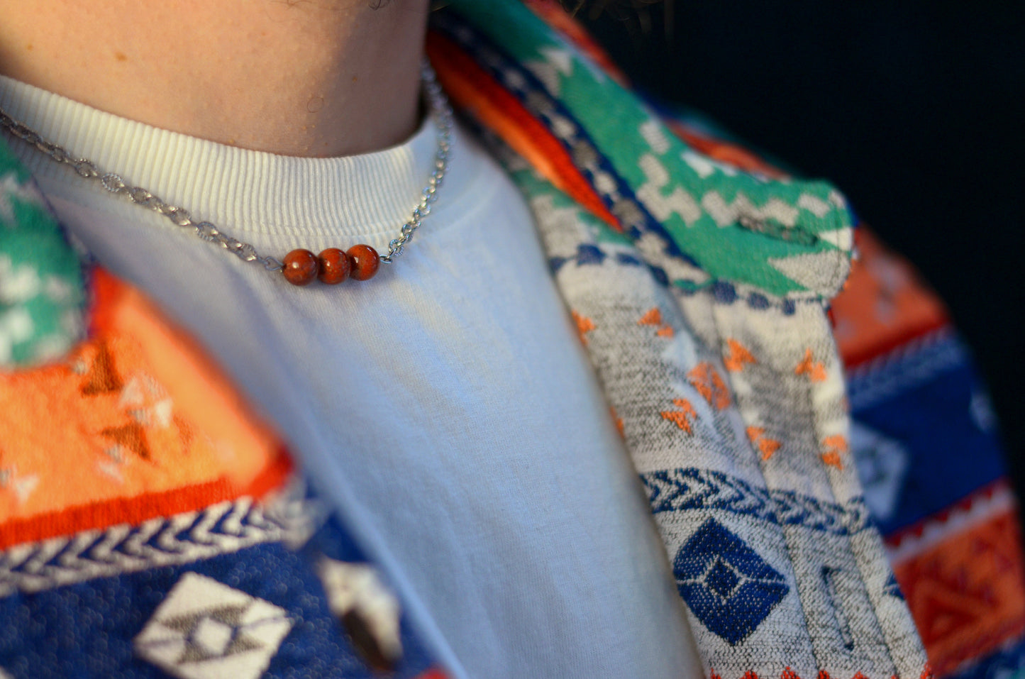 Collier jaspe Rubra