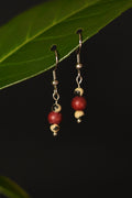 Boucles d'oreilles Clethra argenté
