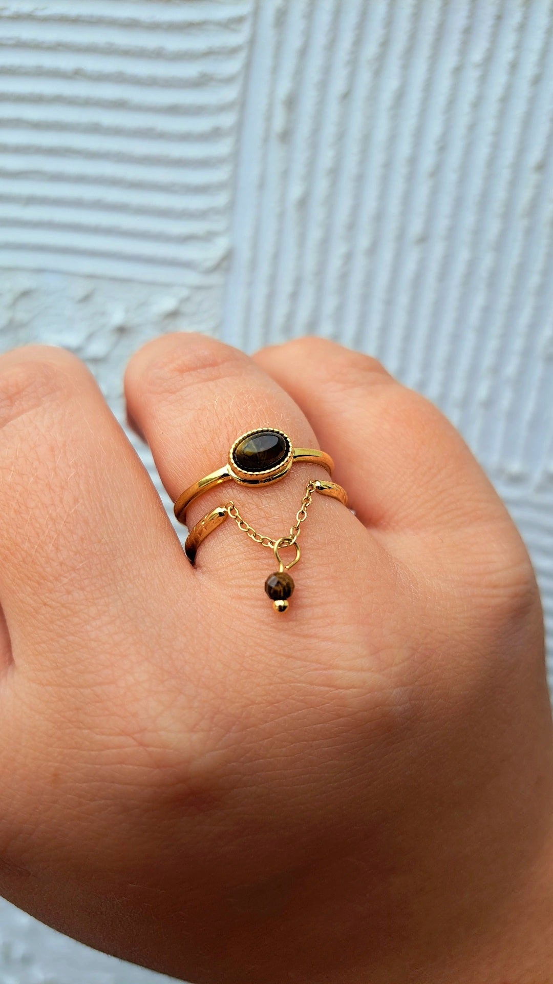 Bague Wasabia doré