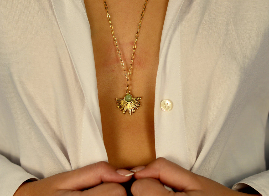 Collier Damascena amazonite