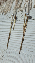Boucles d'oreilles Koeleria doré