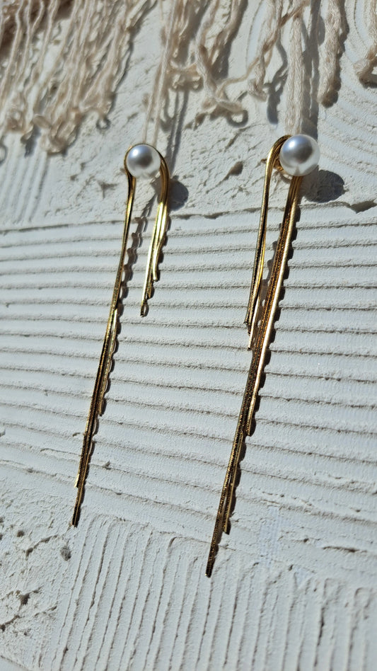 Boucles d'oreilles Koeleria doré