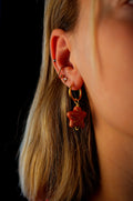 Boucles d'oreilles Stellaria Rosa