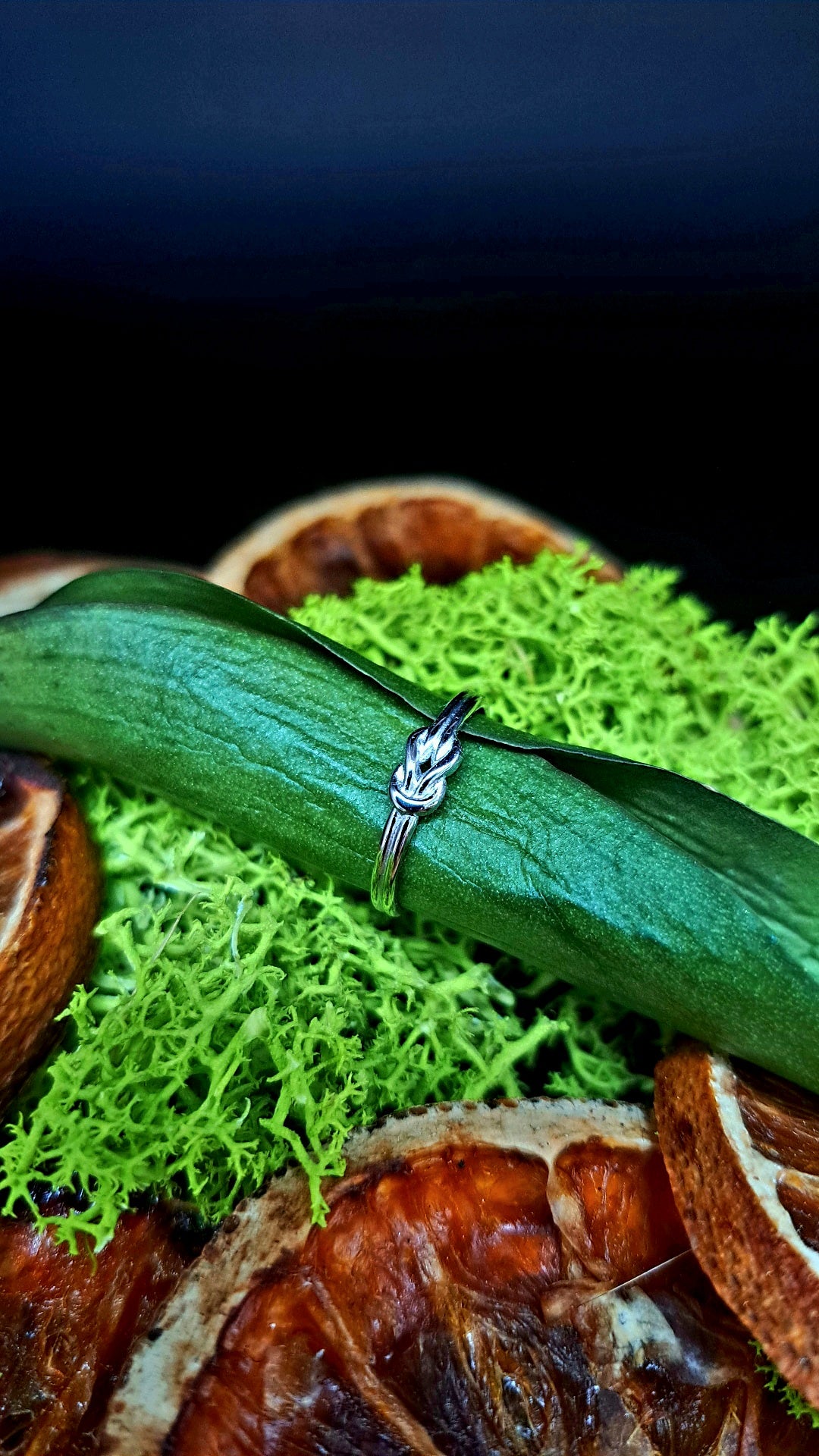 Bague Disporum argenté