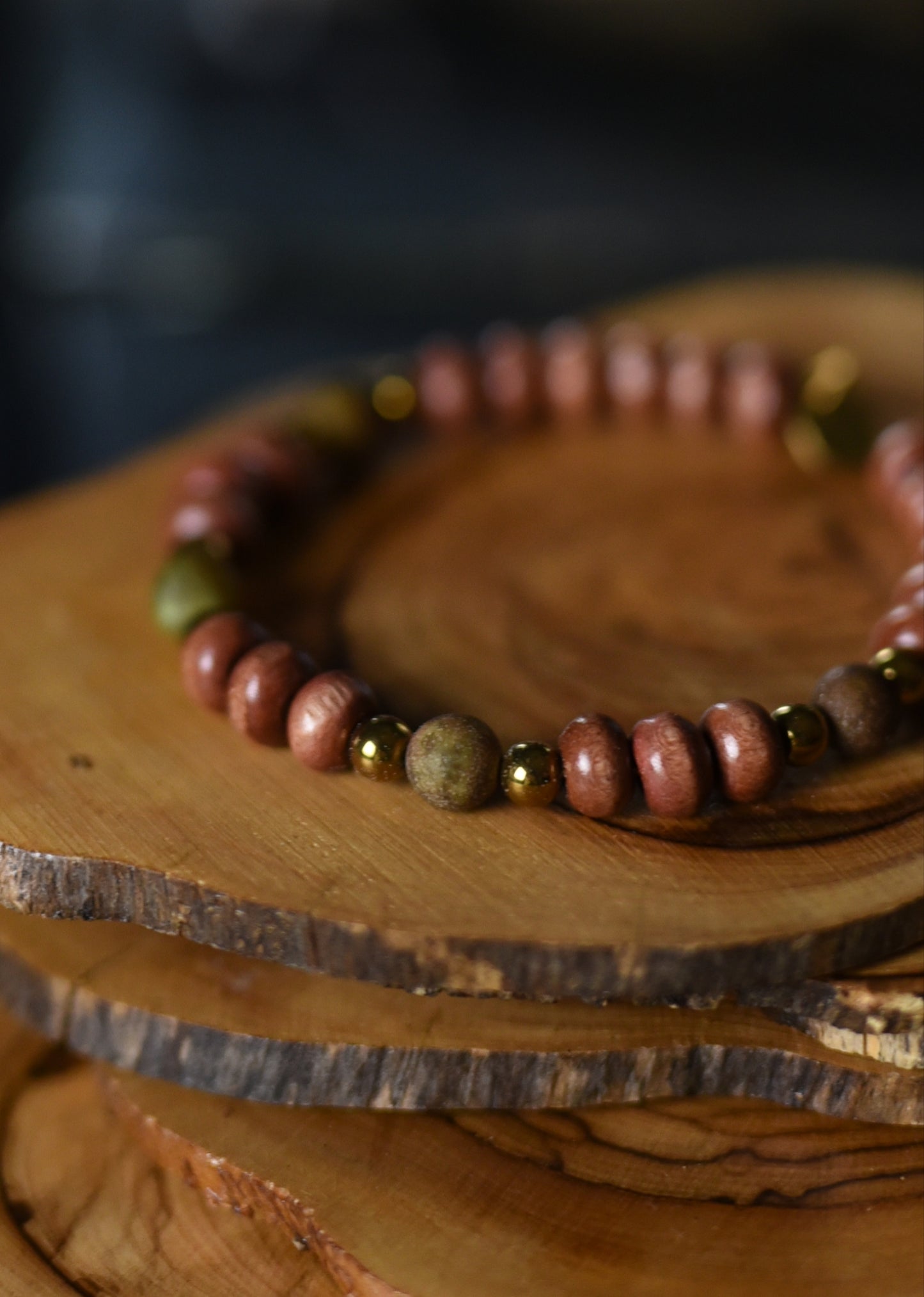 Bracelet Cassia agate Doré