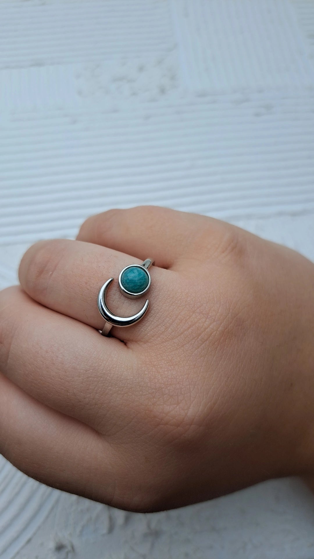 Bague Amazonite