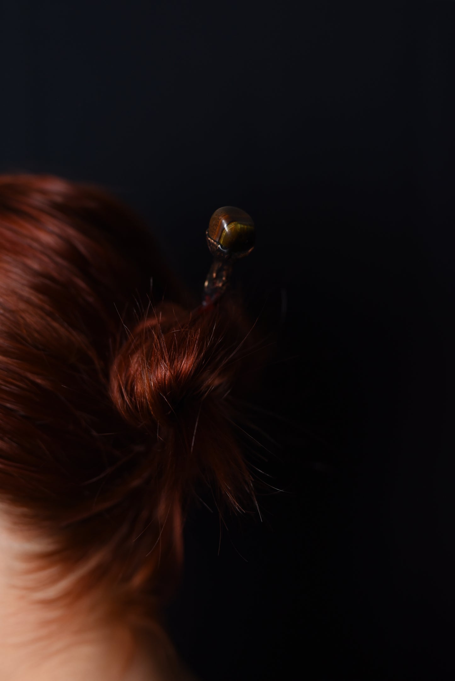 Pic à cheveux oeil de tigre