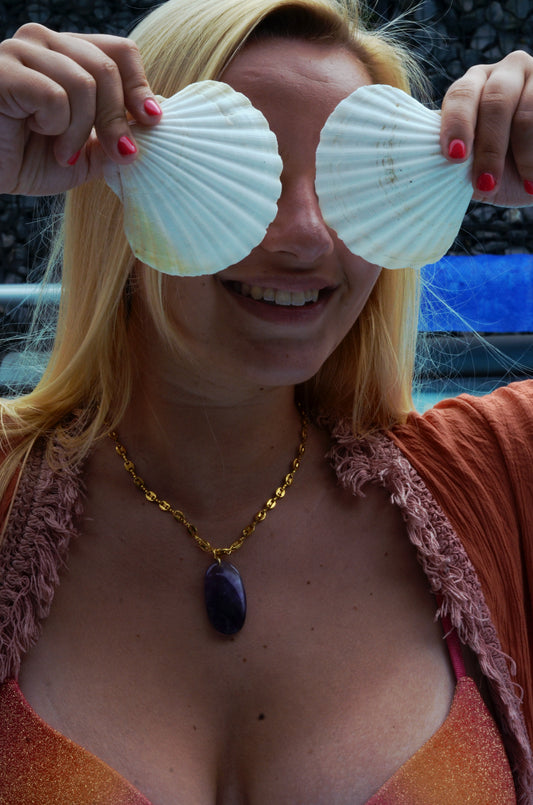 Collier amethystus