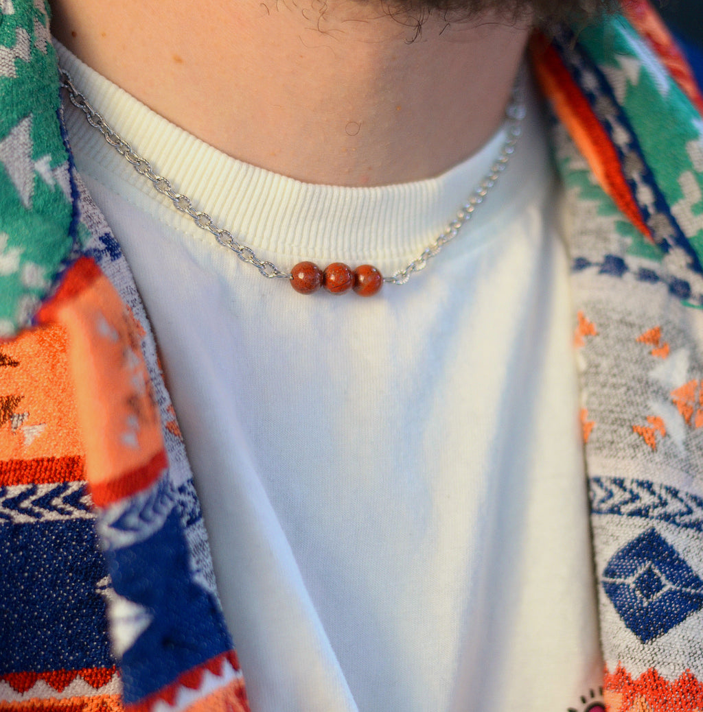 Collier jaspe Rubra