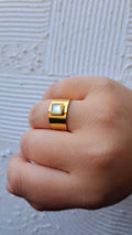 Bague Valerianella doré