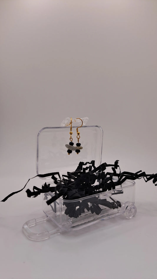 Boucles d'oreilles Piper doré