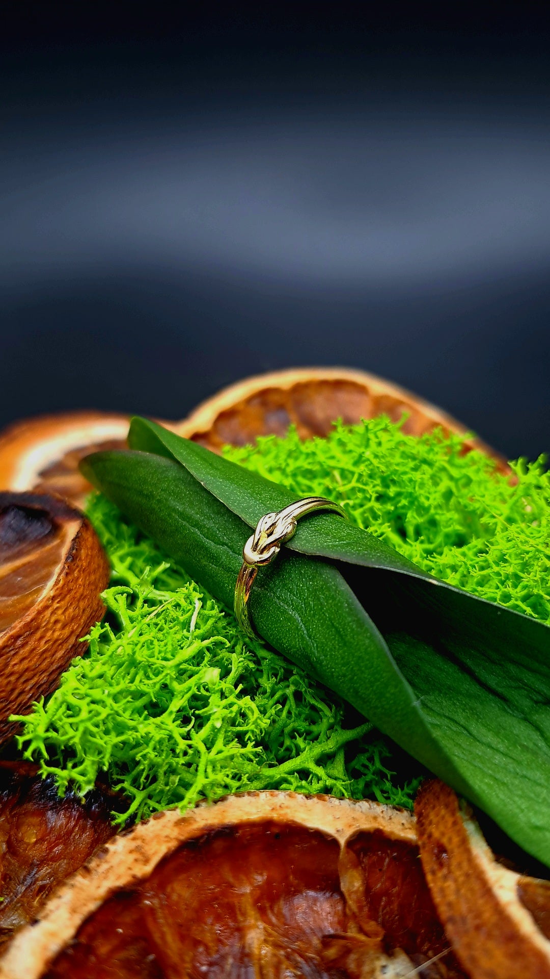 Bague Disporum doré