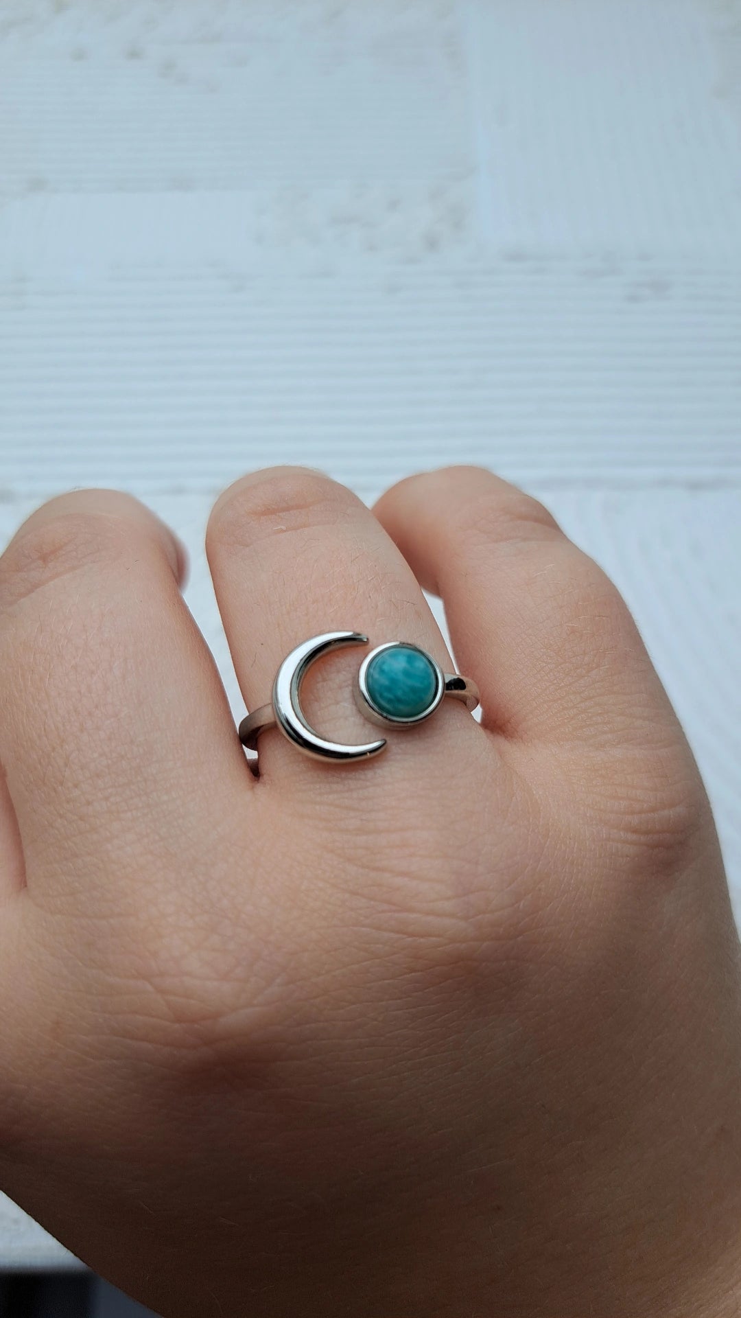 Bague Amazonite