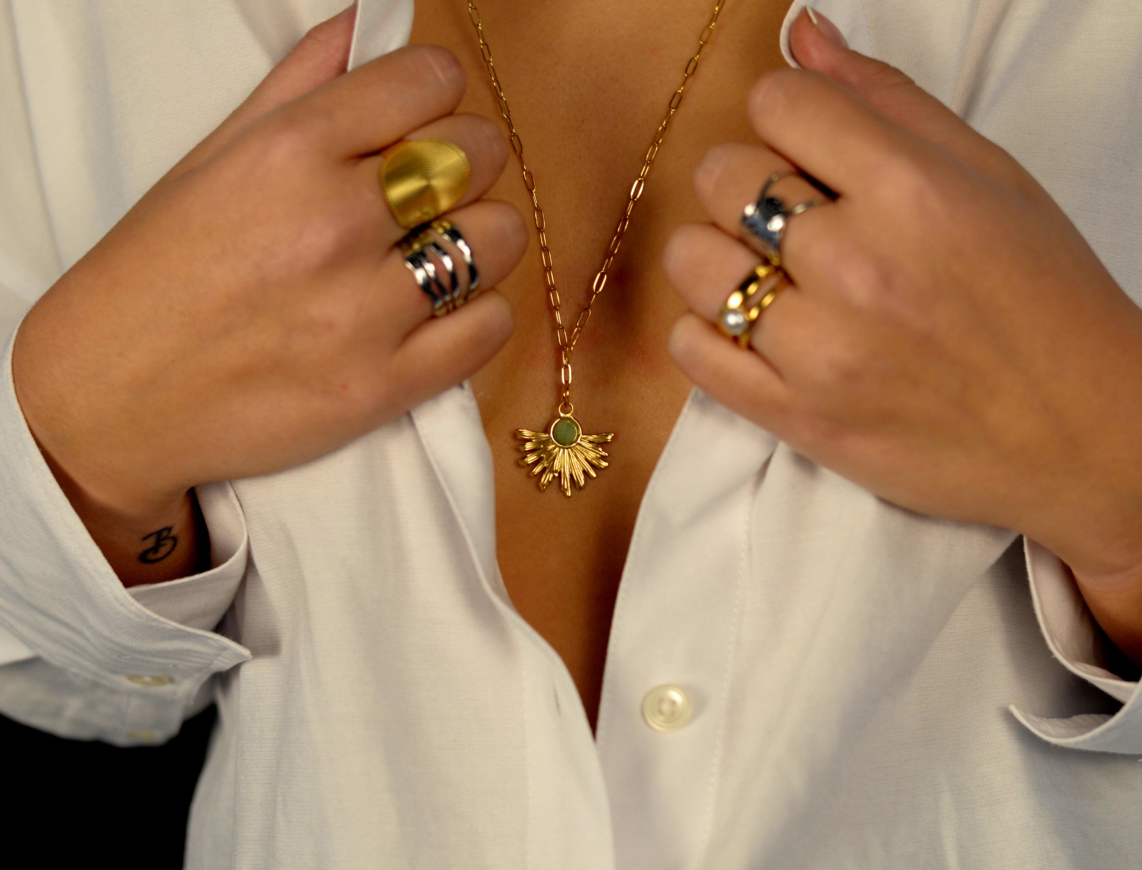 Collier Damascena amazonite