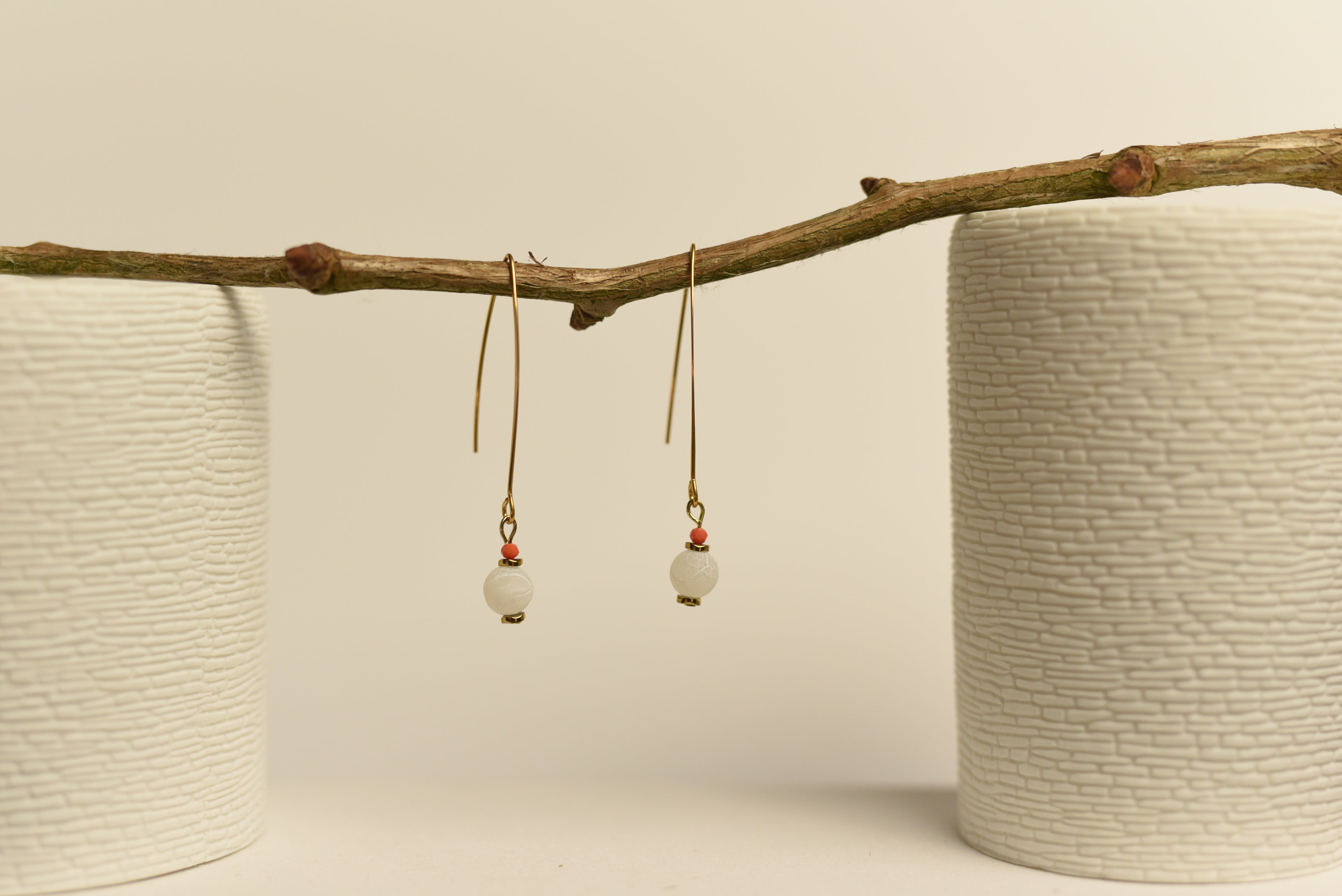 Boucles d'oreilles Opala Doré