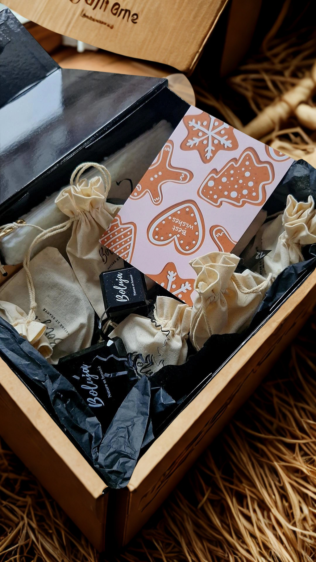 Calendrier de l'avent DORÉ 12 cases