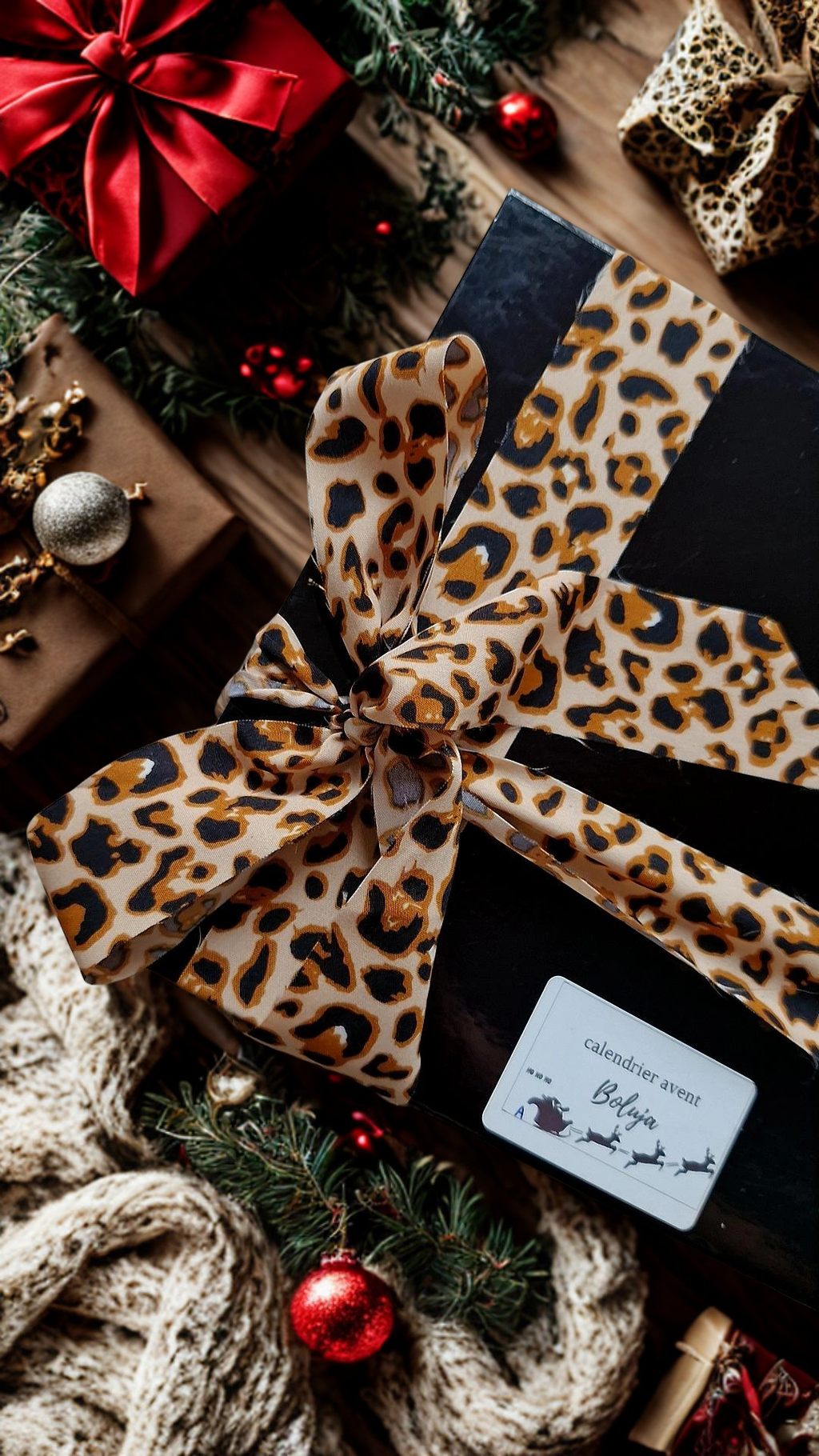 Calendrier de l'avent DORÉ 12 cases