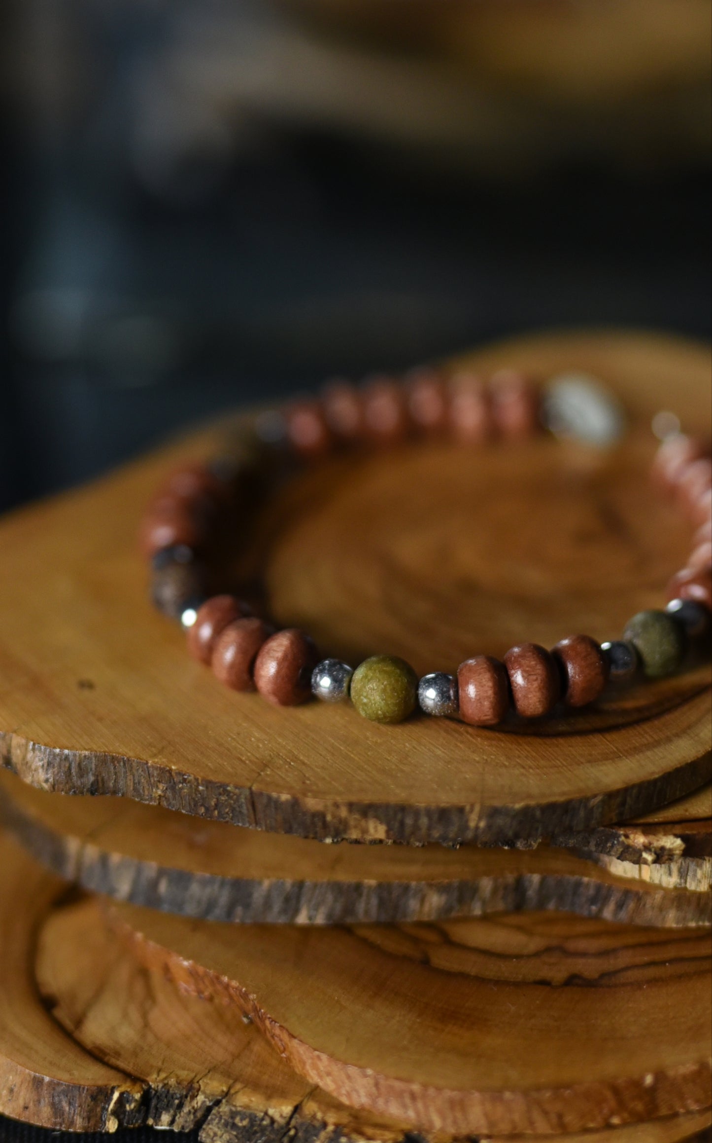 Bracelet Cassia agate argenté